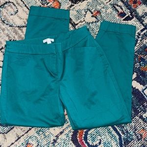 New York and company teal ankle pant